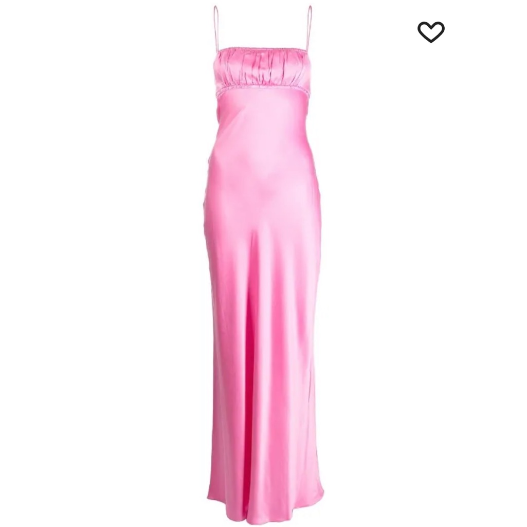 Bec + Bridge Amber Pink Silk Maxi Dress